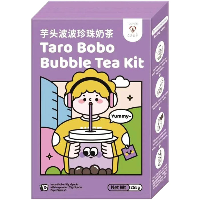 Tokimeki Taro Bubble Tea Kit 芋头波波珍珠奶茶包 255g