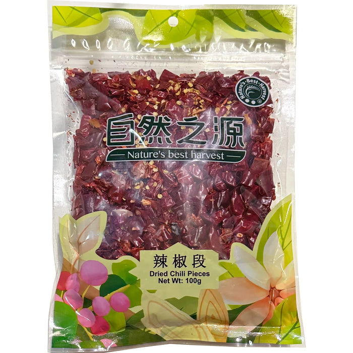 NBH Dried Chili Pepper Pieces 自然之源辣椒段 100g