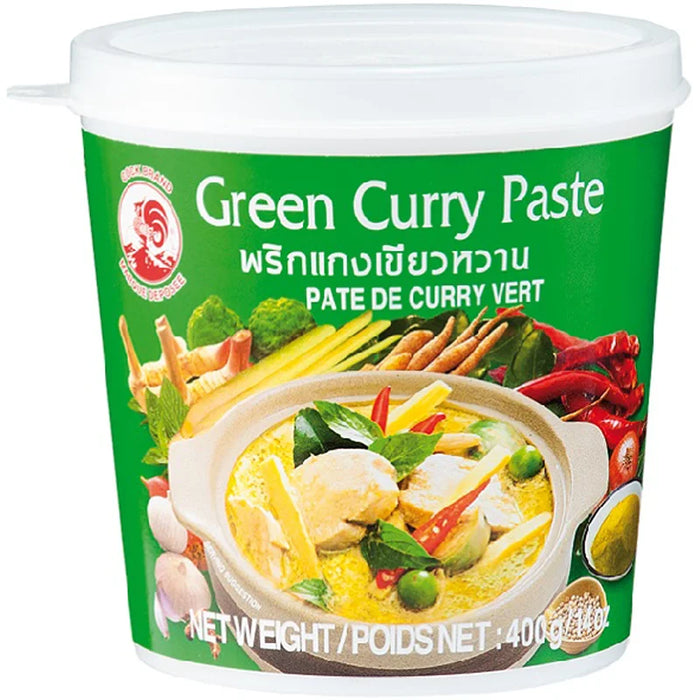 Cock Brand Green Curry Paste 鸡标牌泰国绿咖喱酱 400g