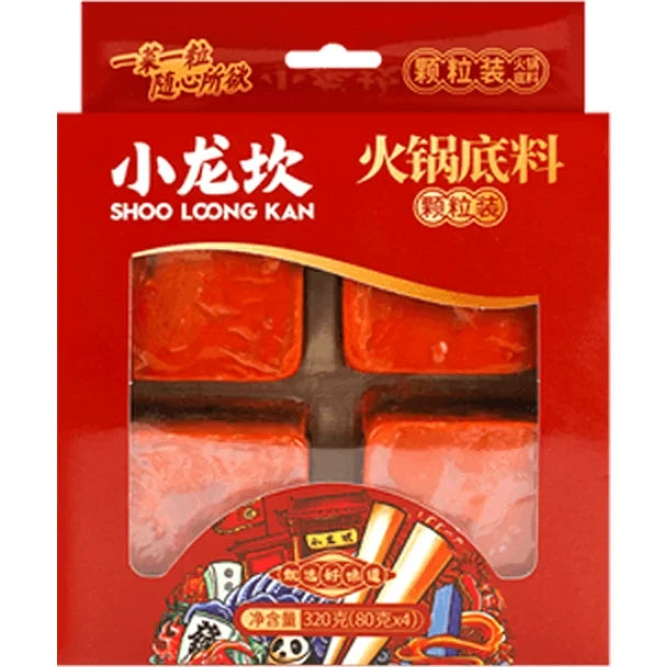 Shoo Loong Kan Hot Pot Base Spicy Butter Flavour 小龙坎经典火锅底料颗粒装 320g
