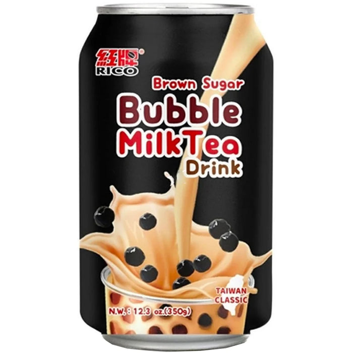 Rico Bubble Milk Tea with Brown Sugar 红牌珍珠奶茶黑糖味 350g