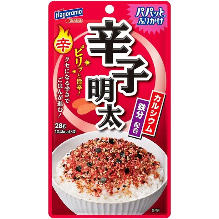Hagoromo Furikake Rice Seasoning Spicy Pollock Roe Flavour 朝食辣明太子香鬆 28g