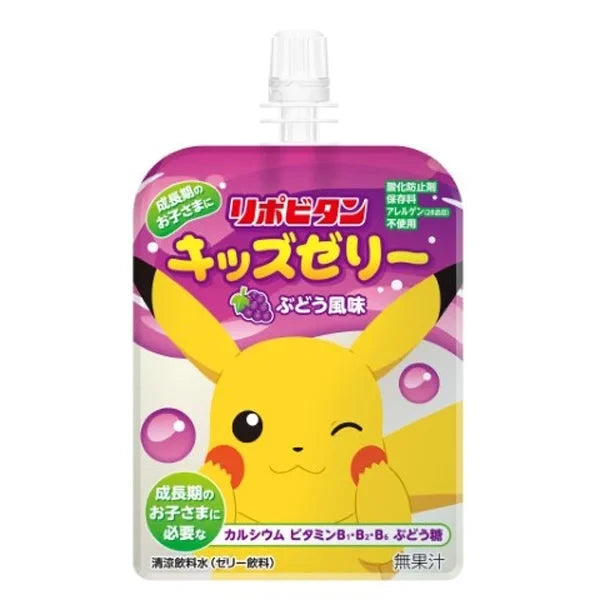 Taisho Pokémon Jelly Drink Grape Flavour 宝可梦葡萄味果冻果汁 125g