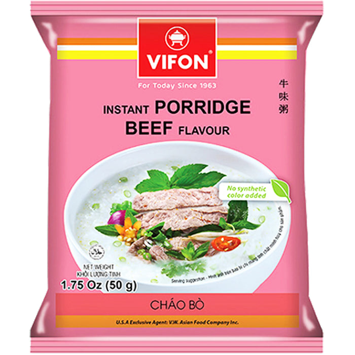 Vifon instant beff porridge 越南牛肉味粥 50g