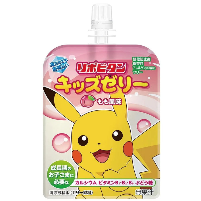 Taisho Pokémon Jelly Drink Peach Flavour 宝可梦桃子味果冻果汁 125g