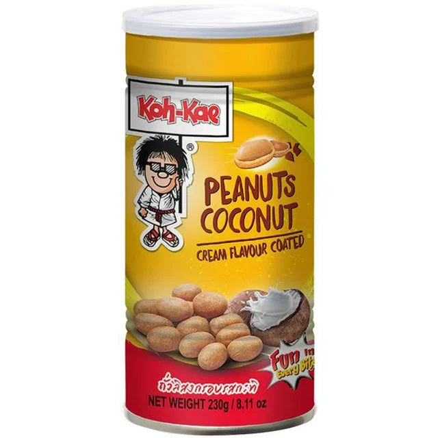 Koh-kae Peanut Cococnut Cream Flavour 大哥牌椰子味花生 230g