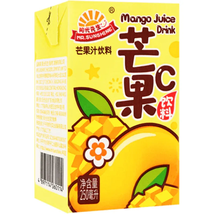 Mr Sunshine Mango Juice Drink 阳光先生芒果汁饮料 250ml