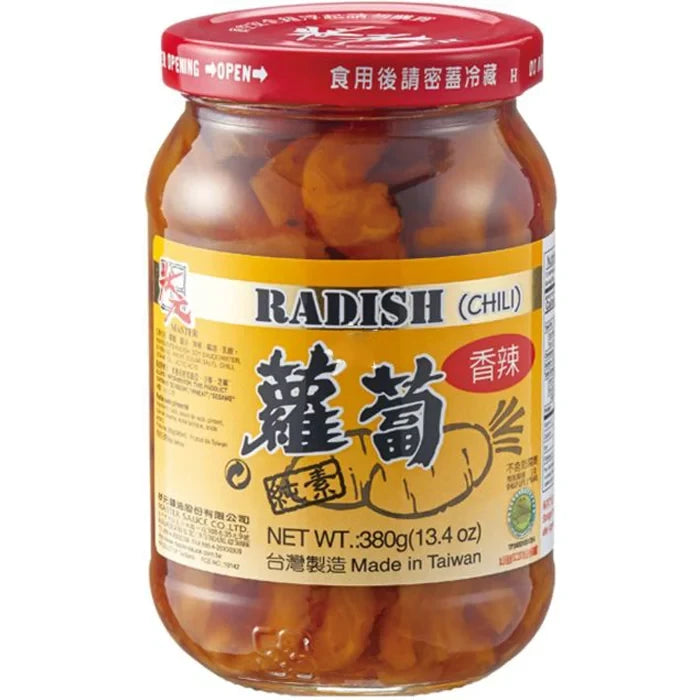 TW Master Pickled Radish with Chili 状元香辣萝卜 380g