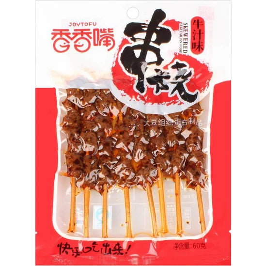 JoyTofu Bean Curd Beef Flavor 香香嘴牛汁味串烧 60g