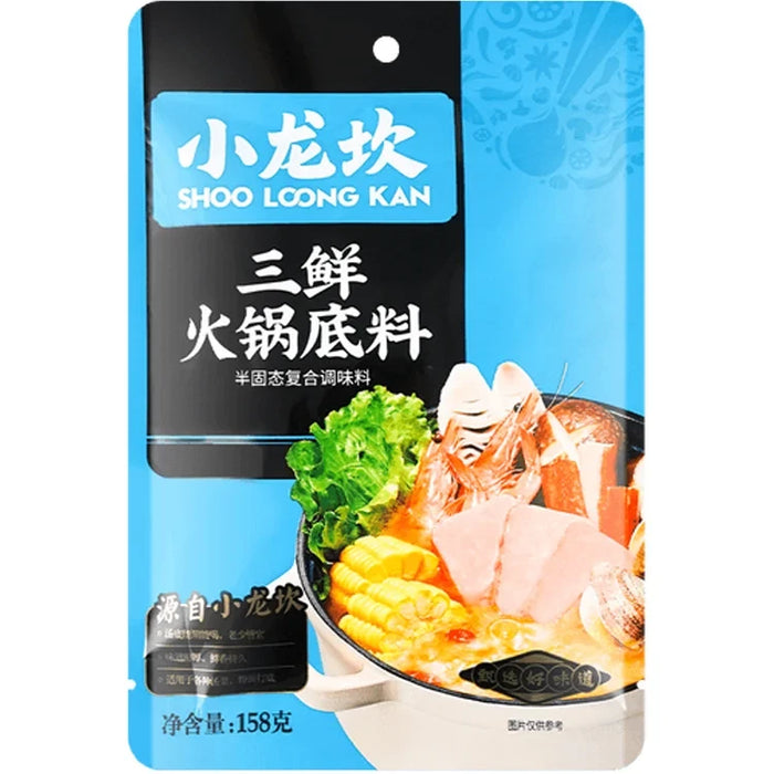 Shoo Loong Kan Hotpot Soup Base Seafood Flavour 小龙坎三鲜火锅底料 158g