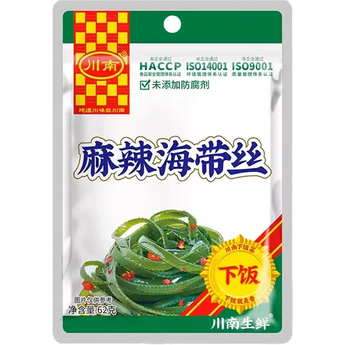 Chuan Nan Spicy Shredded Kelp 川南麻辣海带丝 62g