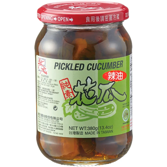 TW Master Pickled Cucumber with Chili 状元辣油花瓜 380g