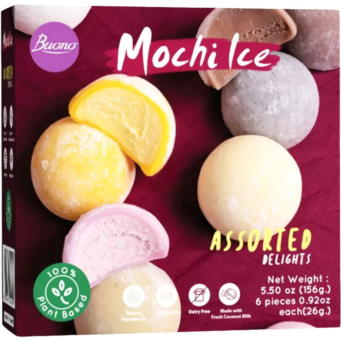 Buono Mochi Ice Cream Mix Flavours 混合味麻糬冰淇淋 156g