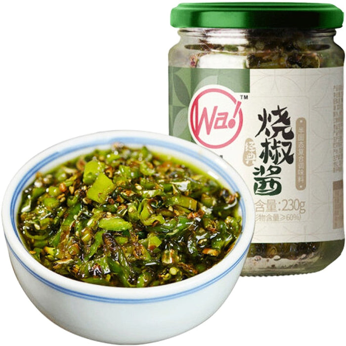 Chuan Wa Zi Pickled Green Chili Paste 川娃子烧椒酱 230g