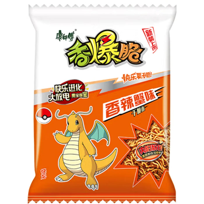 "Master Kong" Stark Crab Flavour Noodle Snacks 康师傅香辣蟹干脆面 33g