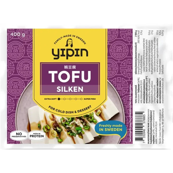 Yi-Pin Premium Silk Tofu 一品精制软豆腐 400g