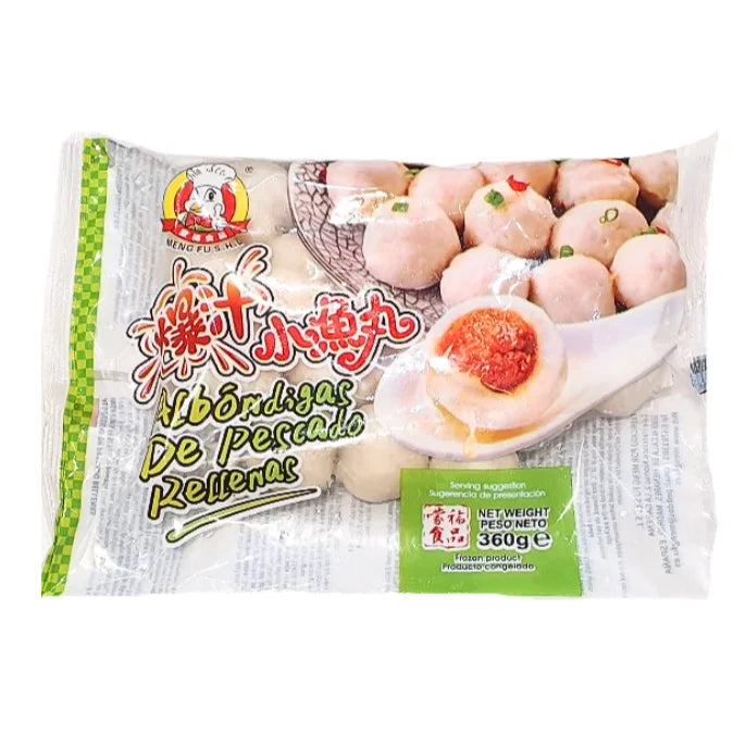 Mengfu Stuffed Fish Meatballs 蒙福爆汁小鱼丸 360g