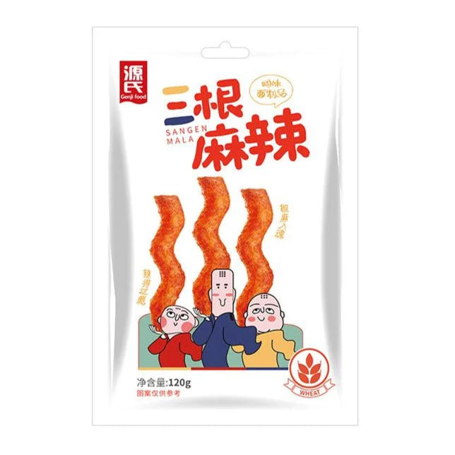 Genji Food Spicy Beancurd Sticks  源氏三根麻辣 120g