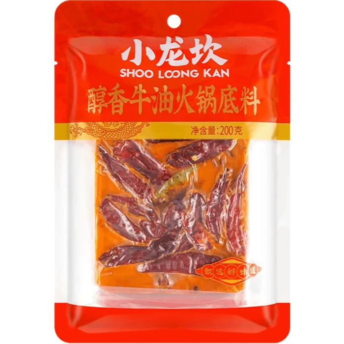 Siu Loong Kan Hot Pot Base Spicy Butter Flavour 小龙坎醇香牛油火锅底料 200g