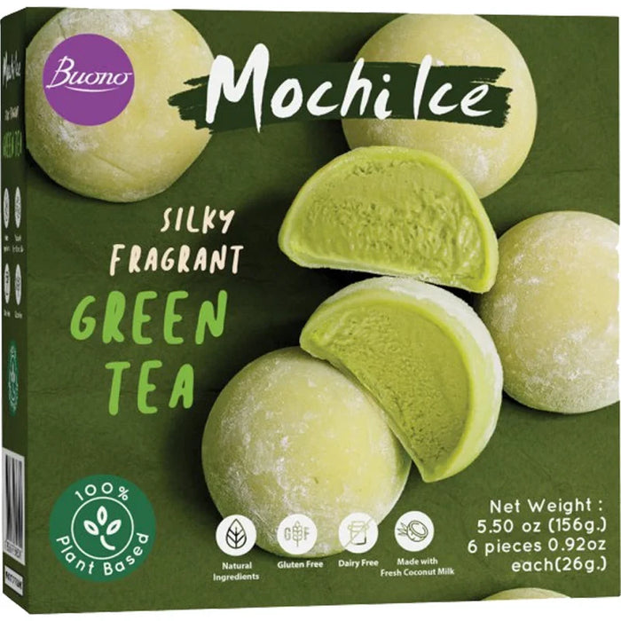 Buono Mochi Ice Cream Matcha Green Tea Flavour 抹茶味麻糬冰淇淋 156g
