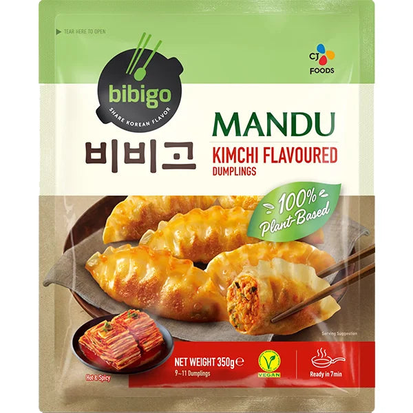 CJ Bibigo Mandu Kimchi Dumpling 必品阁全素泡菜饺子 350g