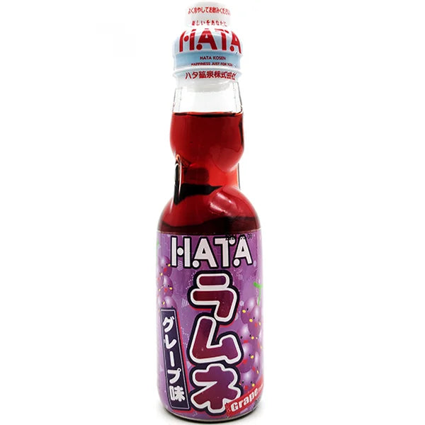 Hatakosen Ramune Grape Flavour 木村提子味弹珠汽水 200ml