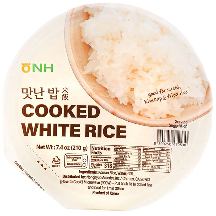 Nong Hyup Cooked White Rice 韩国速食白米饭 210g