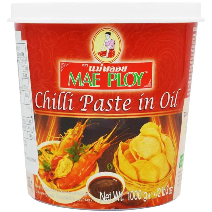 Mae Ploy Chilli Paste in Oil 泰式辣椒酱 1000g