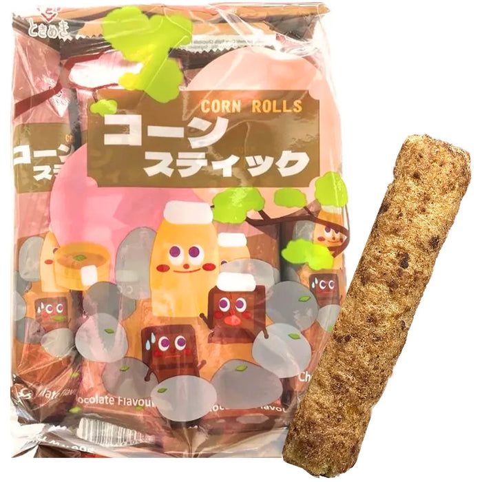 Tokimeki Corn Rolls with Chocolate Flavour 玉米棒巧克力味 90g