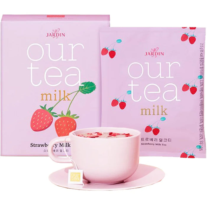 Jardin Our Tea Strawberry Milk Tea 韩国莫里草莓味浸泡奶茶 215g