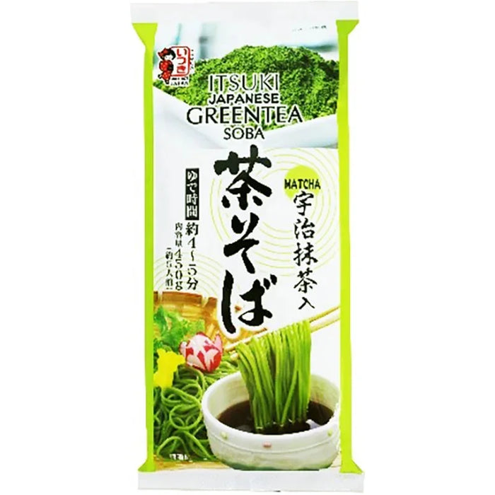 Itsuki Matcha Buckwheat Noodles 五木宇治抹茶荞麦面 450g