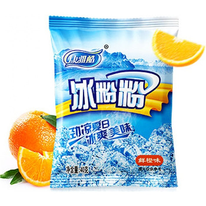 Kangyaku Konjac Jelly Powder with Orange Flavour 康雅酷冰粉粉鲜橙味 40g