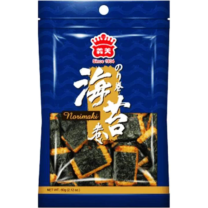 Imei Norimaki Rice Cracker 義美海苔小卷 60g