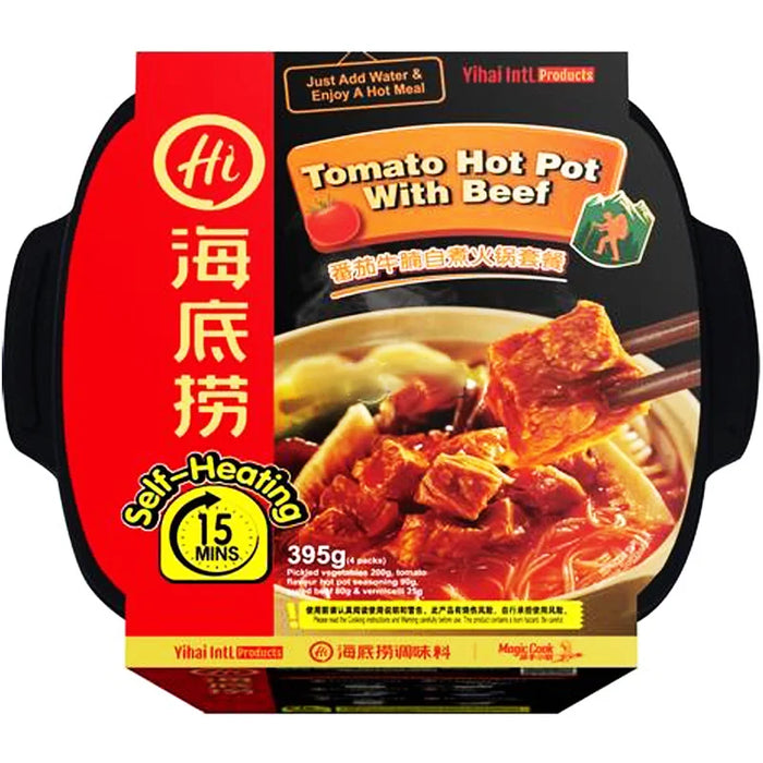 "Hai Di Lao" Self Heating Hot Pot With Beef and Tomato 海底捞番茄牛腩自煮火锅 395g