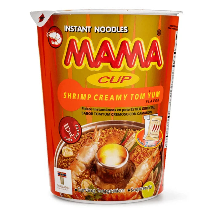 Mama Cup Noodles Shrimp Creamy Tom Yum 妈妈牌冬阴功鲜虾味杯面 70g