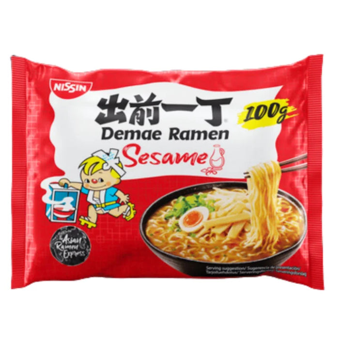 Nissin Instant Noodles With Sesame Oil 出前一丁芝麻油味方便面 100g