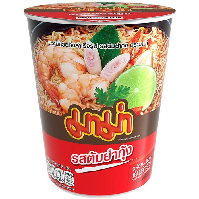 Mama Noodles Tom Yum Shrimp Flavour 妈妈牌虾味冬阴功面 60g