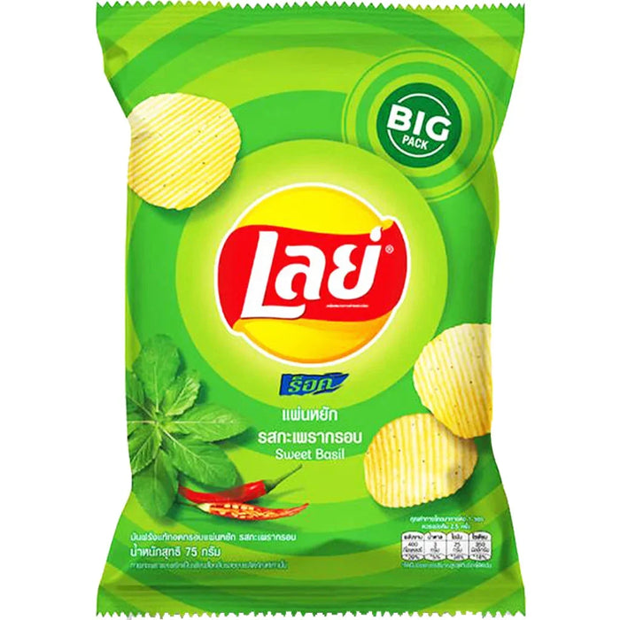 Lay's Potato Chips Sweet Basil Flavour 乐事甜辣罗勒叶味薯片 71g