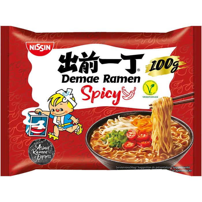 Nissin Demae Ramen Spicy Noodles 出前一丁香辣味速食面 100G