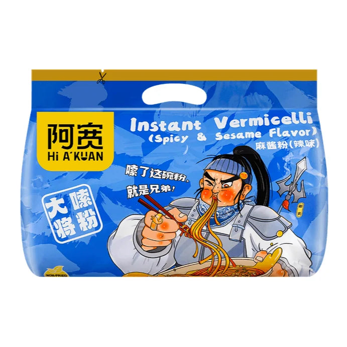 Akuan Instant Vermicelli Spicy & Sesame Flavour 阿宽麻酱粉 (辣味) 400g
