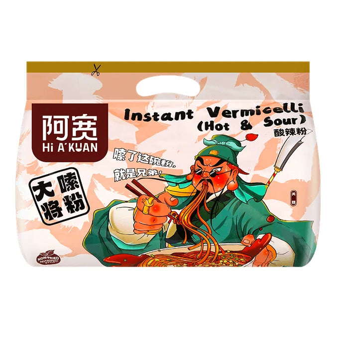 Akuan Instant Vermicelli Hot & Sour Flavour 阿宽嗦粉大将酸辣粉 440g
