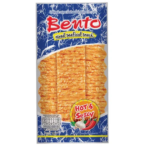Bento Squid Seafood Snack Hot & Spicy Flavour 拌多乐鲜辣味鱿鱼片 20g