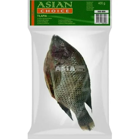 Asian Choice Black Tilapia Fish 冷冻罗非鱼 500-800g