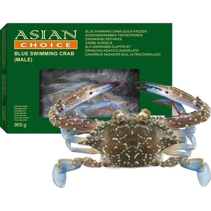 Asian Choice Frozen Swimming Crab 2-3 冷冻梭子蟹 1000g