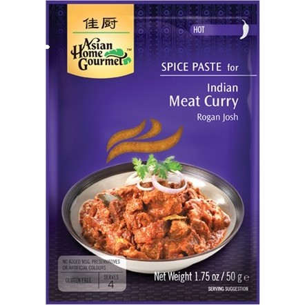 Asian Home Gourmet Spice Paste for Indian Meat Curry 佳厨印度咖喱 50gBBD:2022-12-01