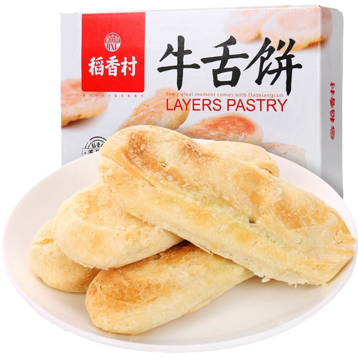 Daoxiangcun Ox-tongue Shaped Cakes 稻香村牛舌饼 360g