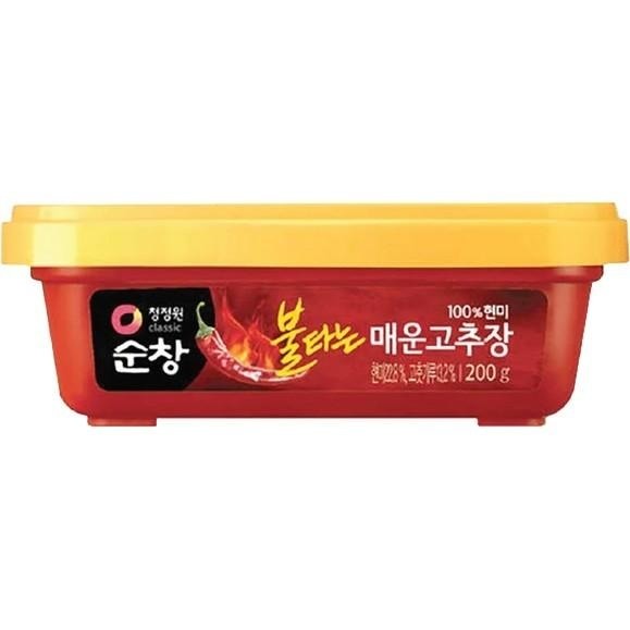 Chungjungone Red pepper paste Super Hot (Gochujang) 清净园超辣辣椒酱 200g