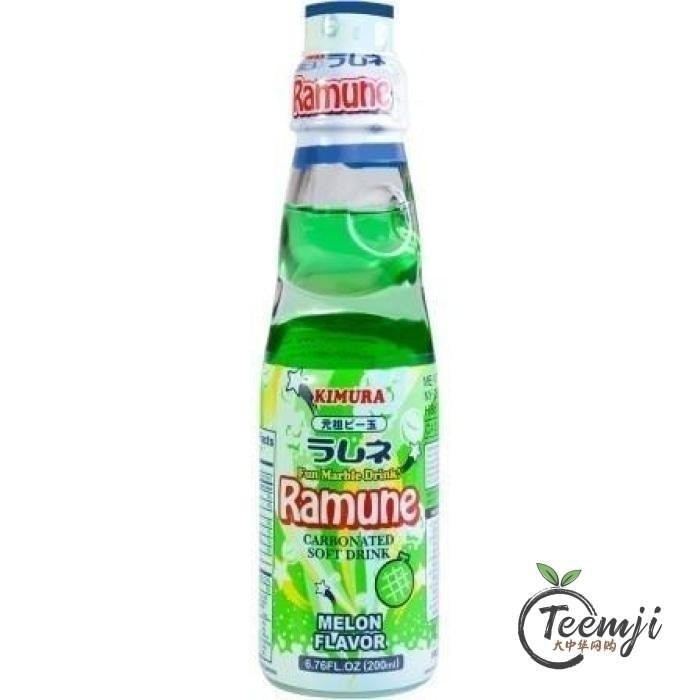 Kimura Ramune Melon Soft Drink 200Ml