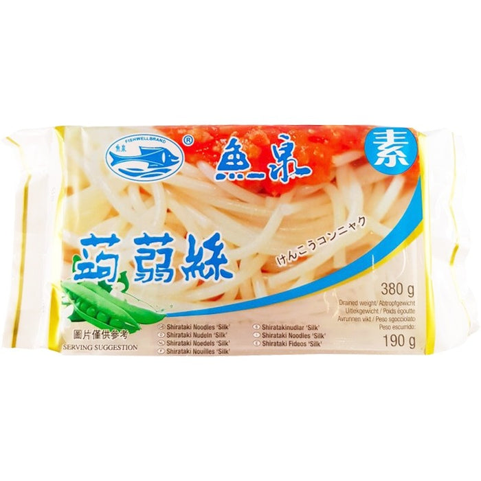 Fishwell Brand Shirataki Noodles "Silk" 鱼泉蒟蒻丝（魔芋丝）380g