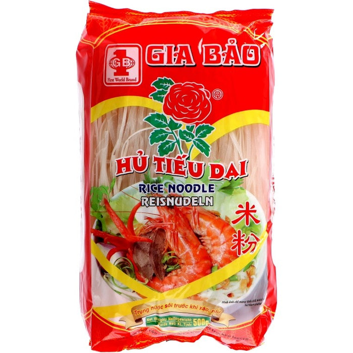 "GB" Rice Noodles (Hu Tieu Dai) 2.5mm 越南米粉 500g